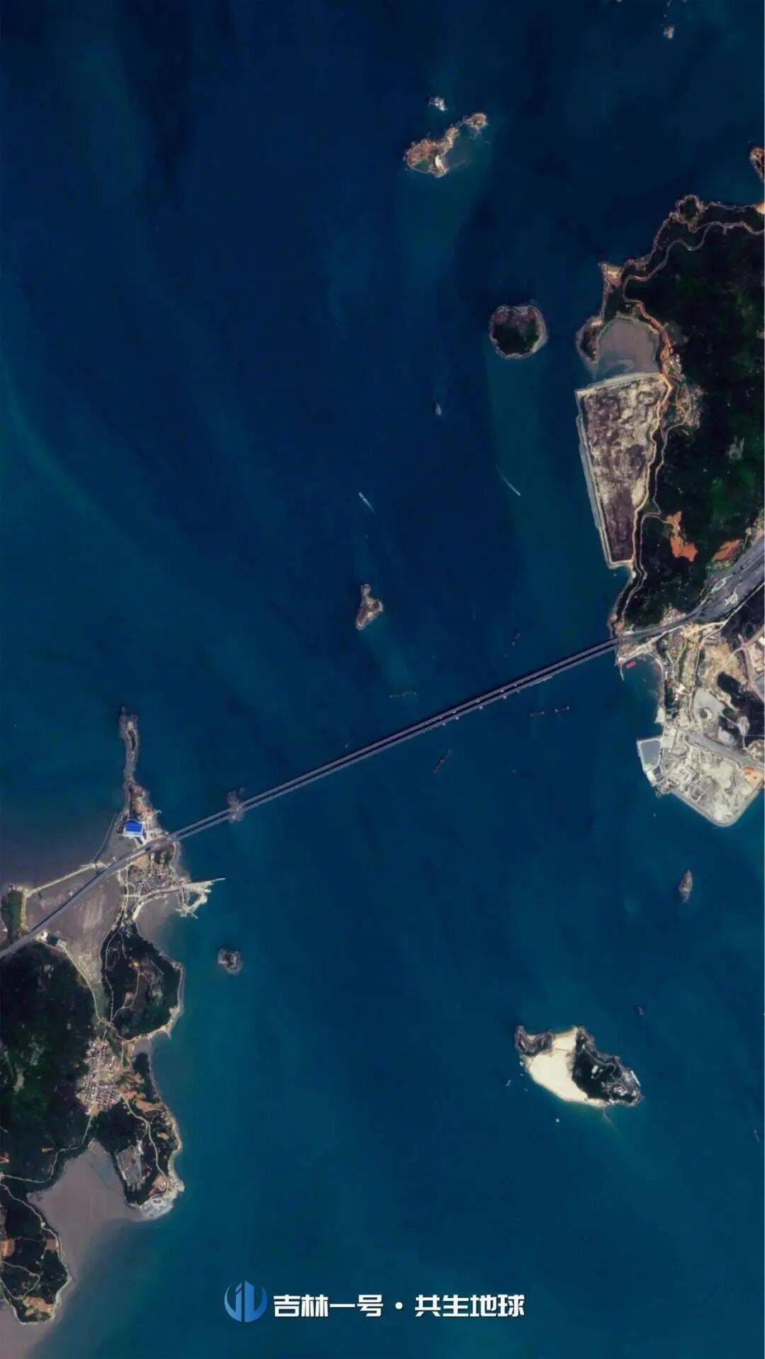 “吉林一号”国庆瞰大国工程建设